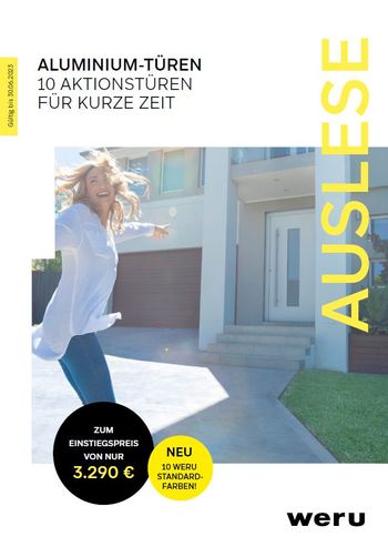 AKTION: ALUMINIUM-TÜREN